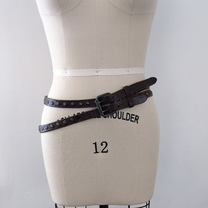 Vintage All Saints Brown Leather Belt